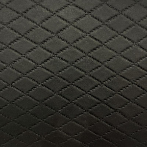 Кожаная панель DECO № 159 Ромбы черный 2800х1000х10 мм. (305)
