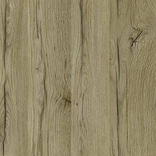 Компакт плита Дуб кера 2075 (структура Шпон) 3050 х 650х 12 мм. черная основа