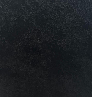 Компакт плита Чёрный 1015 (структура Стоун) 4200 х 650 х 12 мм. черная основа