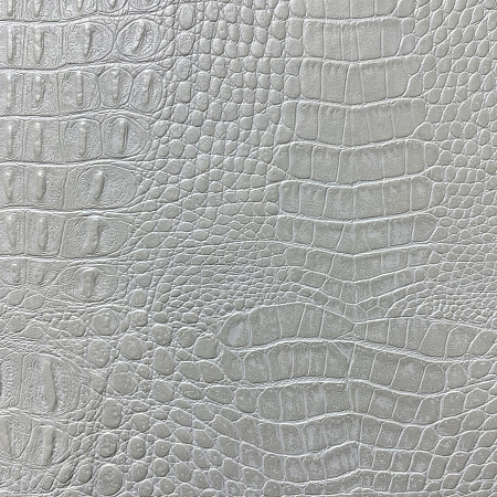 Кожаная панель DECO № 121 Крокодил белый (101) 2800х1000х10 мм
