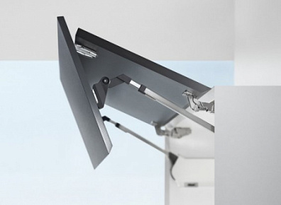 Подъемный механизм, AVENTOS HF 25/38, белый (прям планки для рычага и крестообр с винтом для петель)