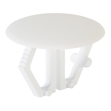 Заглушка пластиковая под отверстие Белый (20)