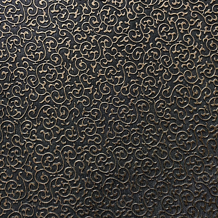 Кожаная панель DECO № 105 Лоза черный+медь 2800х1000х10 мм