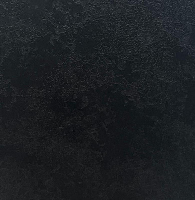 Компакт плита Чёрный 1015 (структура Стоун) 4200 х 1320 х 12 мм. черная основа