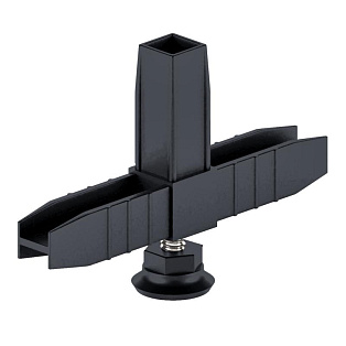 Коннектор 3 (2D) с регулируемой опорой Графит (40)