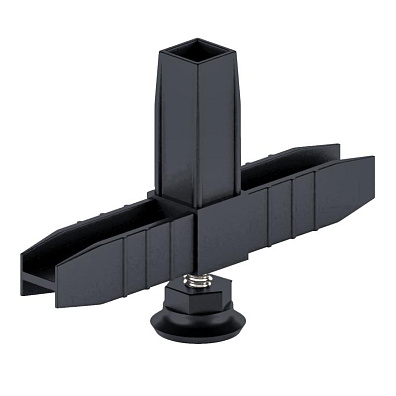 Коннектор 3 (2D) с регулируемой опорой Графит (40)