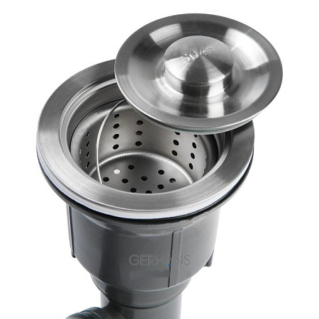 Мойка из нерж.стали Gerhans K37843B-S 2 чаши 780*430*220 мм Золото