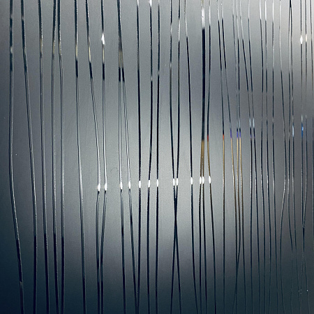 Стекло окрашенное DECO Штрих Черное 011 глянец/мат. 2440х1830х4 мм