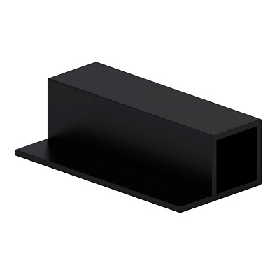 Профиль под ЛДСП Черный муар 3000 мм. (18)