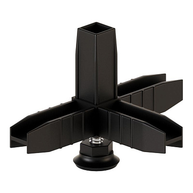 Коннектор 4 с регулируемой опорой Черный (24)