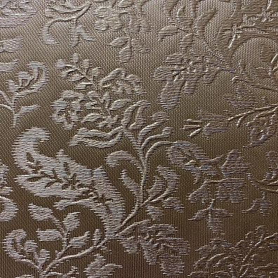 Кожаная панель DECO № 118 Цветы Капучино 2800х1000х10 мм