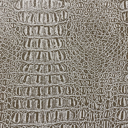 Кожаная панель DECO № 320 Крокодил шампань/ белый 2800х1000х10 мм