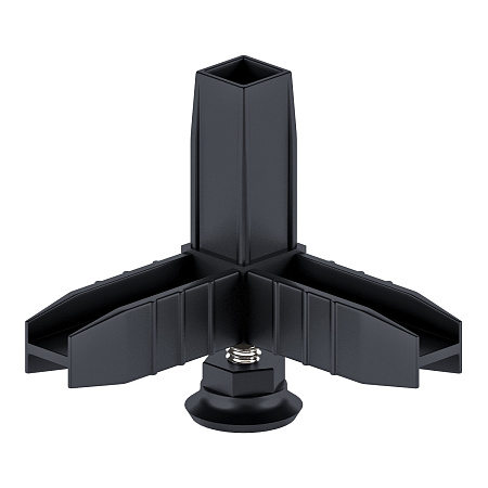 Коннектор 3 с регулируемой опорой Графит (24)