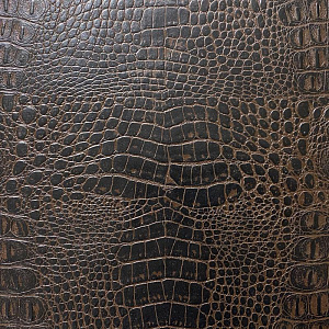 Кожаная панель DECO № 123 Крокодил коричневый (550) 2800х1000х10 мм